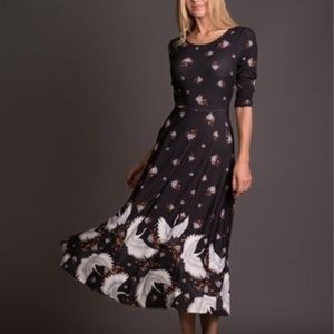 Lbisse flowy Black dress